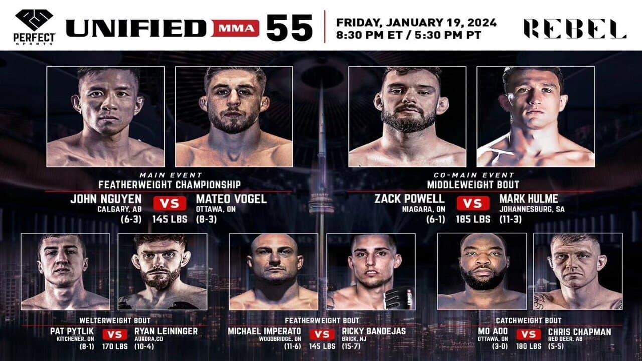 Backdrop – Unified MMA 55: Dana White Lookin' For a Fight