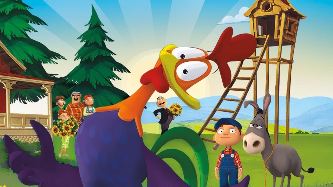 Backdrop – Kikeriki: Der Hahn ist weg