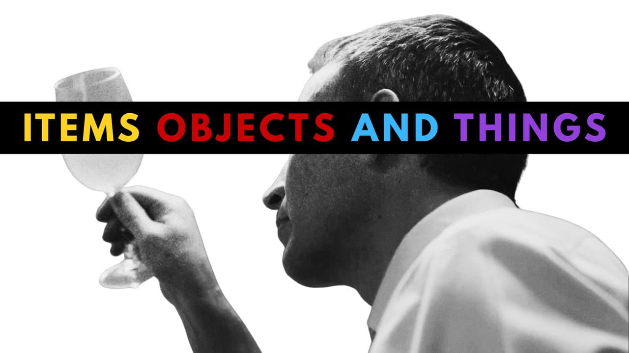 Backdrop – Items Objects and Things
