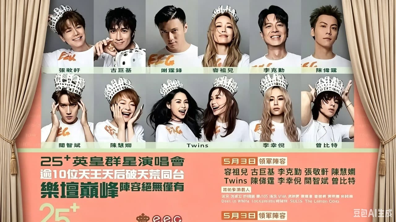Backdrop – 英皇娱乐25周年群星演唱会