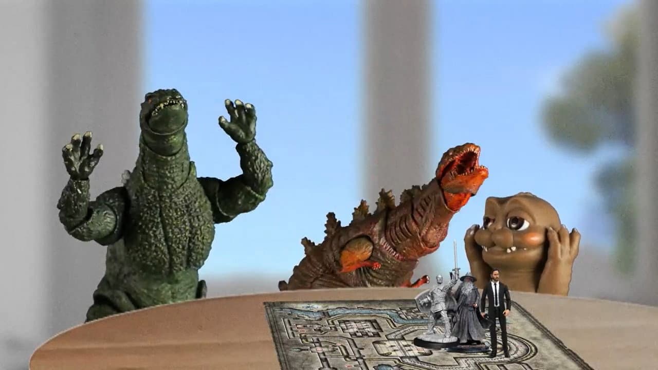 Backdrop – Godzilla vs. Dungeons & Dragons