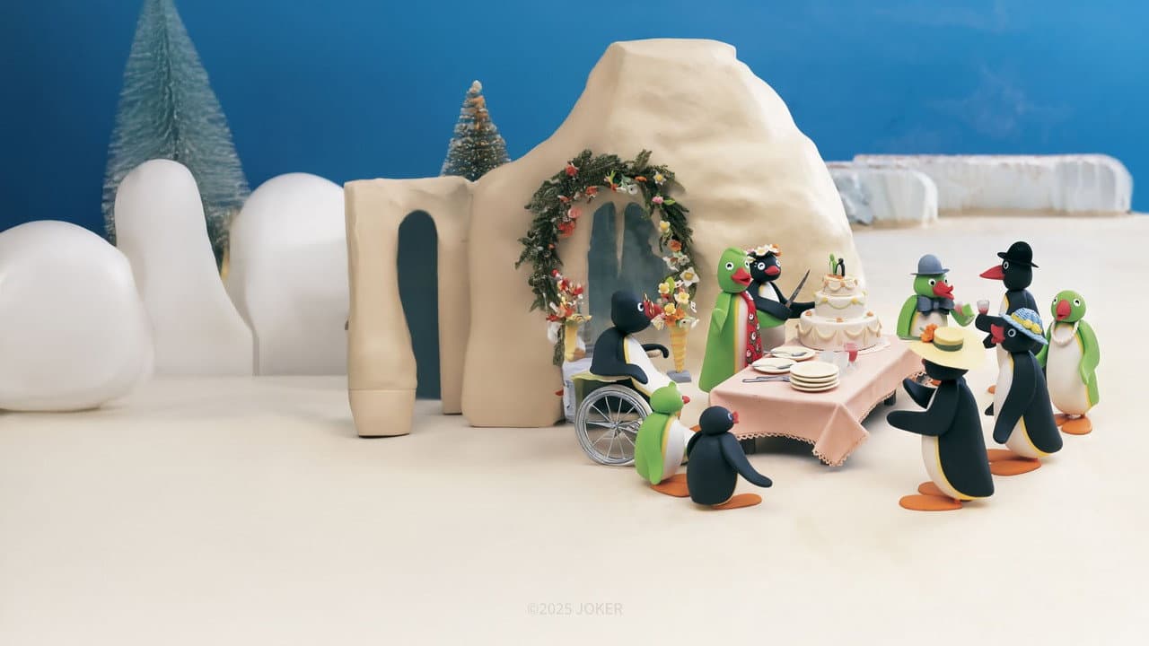 Backdrop – Pingu at the Wedding Party