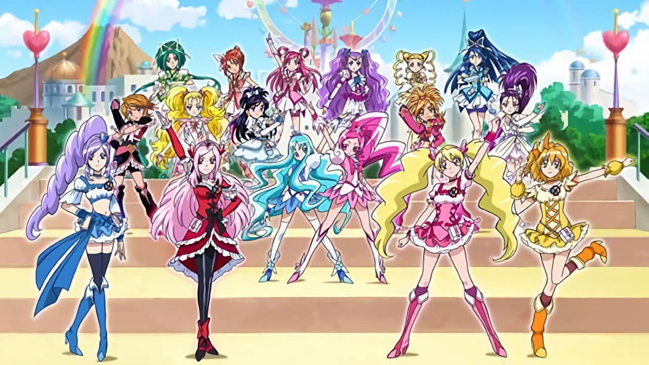 Backdrop – Pretty Cure All Stars Movie 2 Light of Hope - Protect the Rainbow Jewel