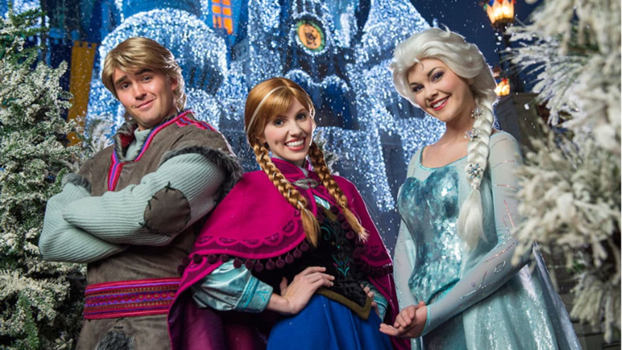 Backdrop – Disney Parks Frozen Christmas Celebration