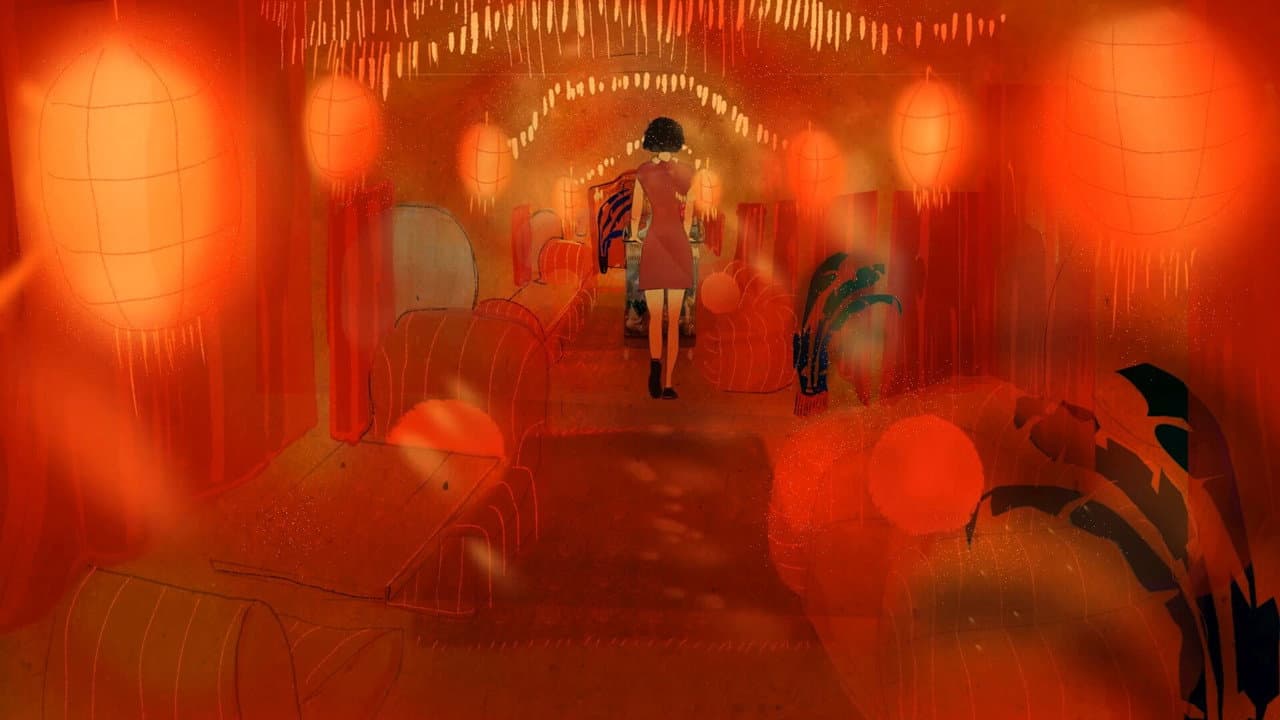 Backdrop – Red Light Train