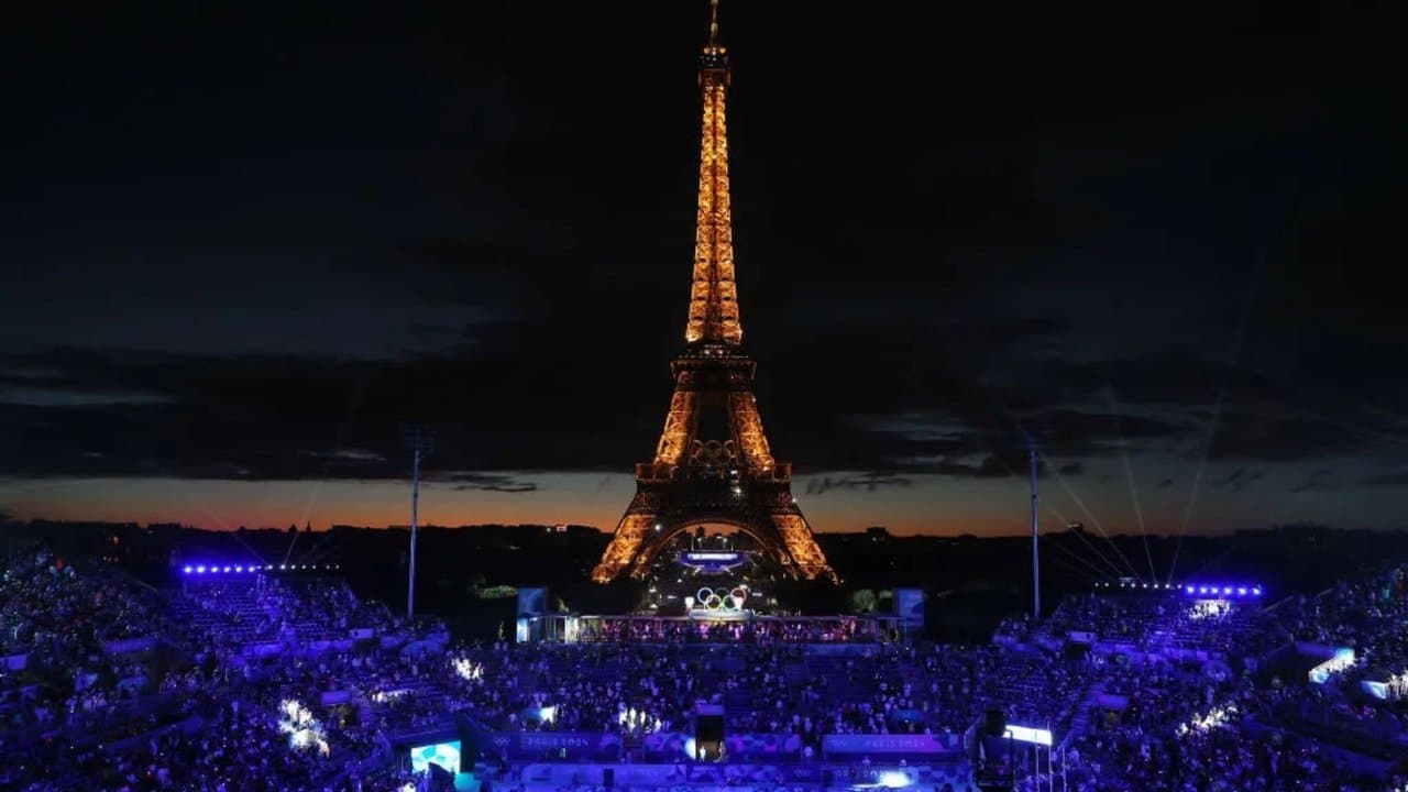 Backdrop – Cérémonie de clôture des Jeux Olympiques de Paris 2024
