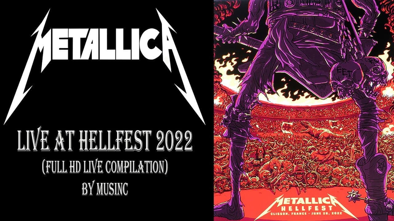 Backdrop – Metallica Live Hellfest 2022