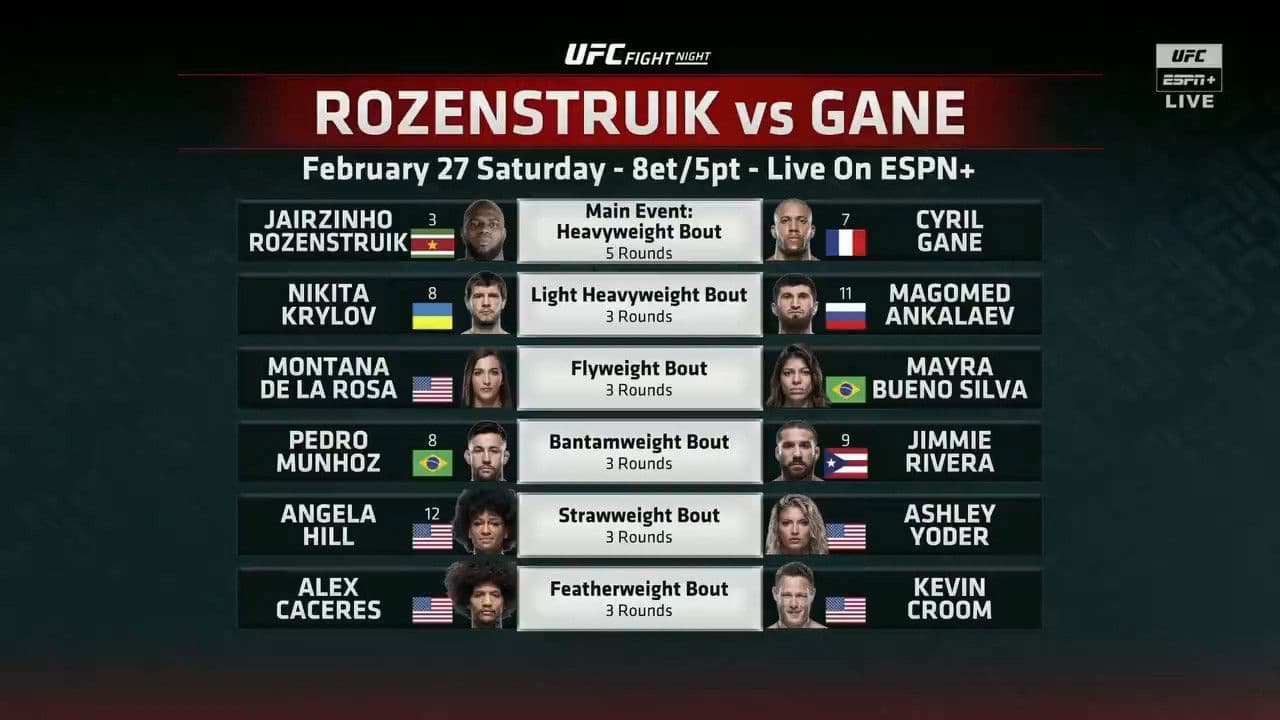 Backdrop – UFC Fight Night 186: Rozenstruik vs. Gane