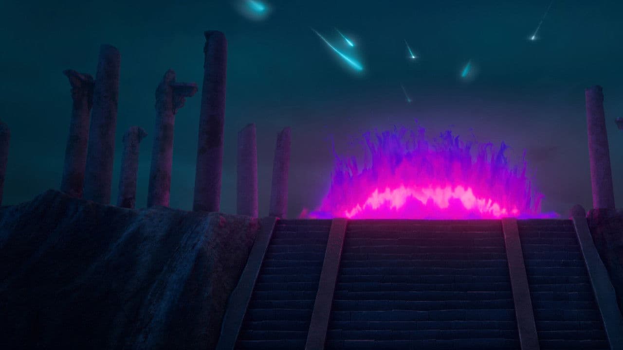 Backdrop – KPop Demon Hunters: Fireplace