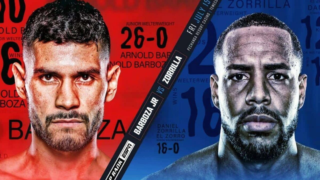 Backdrop – Arnold Barboza Jr vs. Danielito Zorrilla