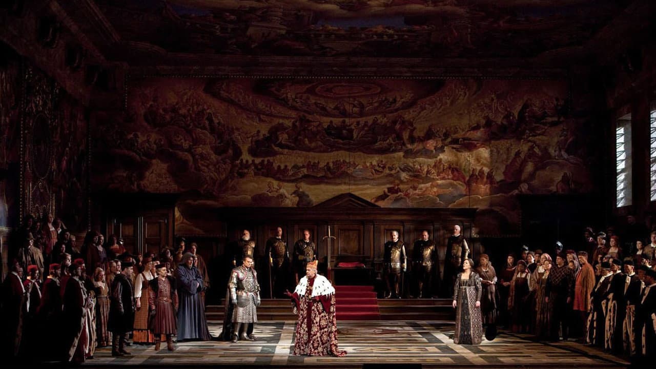 Backdrop – Simon Boccanegra [The Metropolitan Opera]