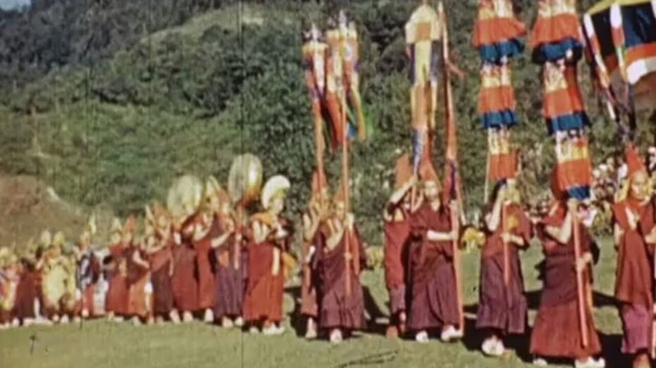 Backdrop – Procession at Gangtok