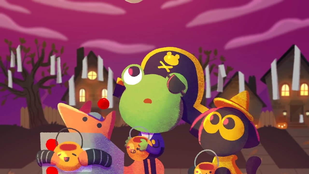 Backdrop – Halloween 2017 Google Doodle: Jinx's Night Out