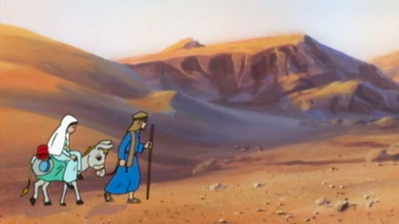 Backdrop – Das Christkind und der kleine Esel