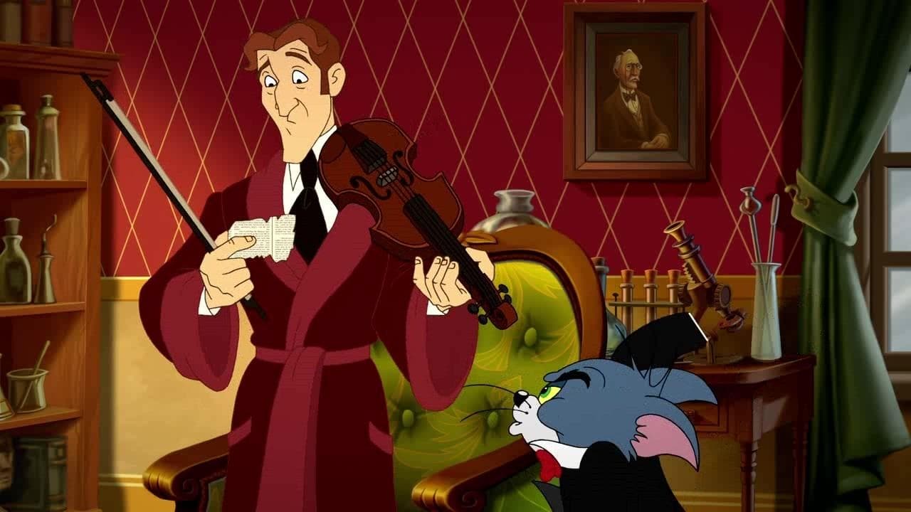 Backdrop – Tom und Jerry als Sherlock Holmes und Dr. Watson