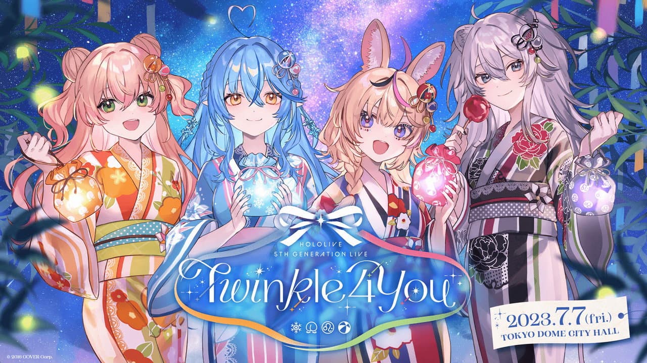 Backdrop – hololive 5th Generation Live "Twinkle 4 You"