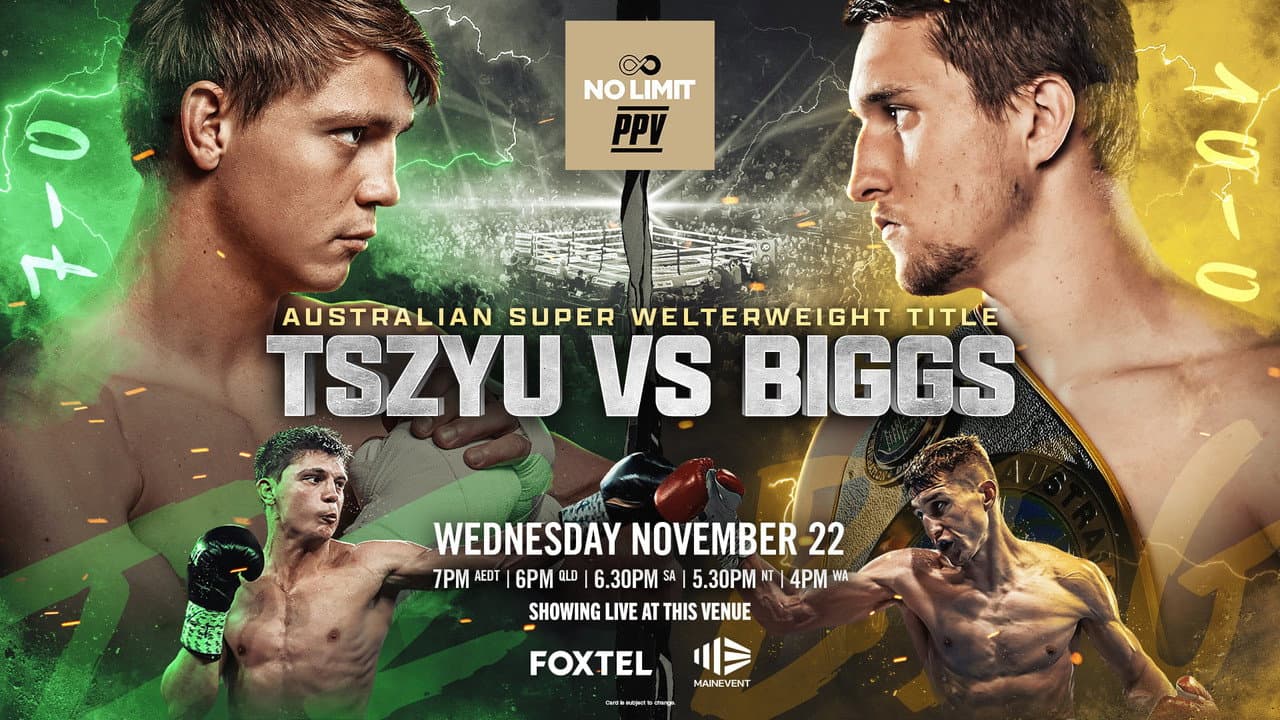 Backdrop – Nikita Tszyu vs. Dylan Biggs