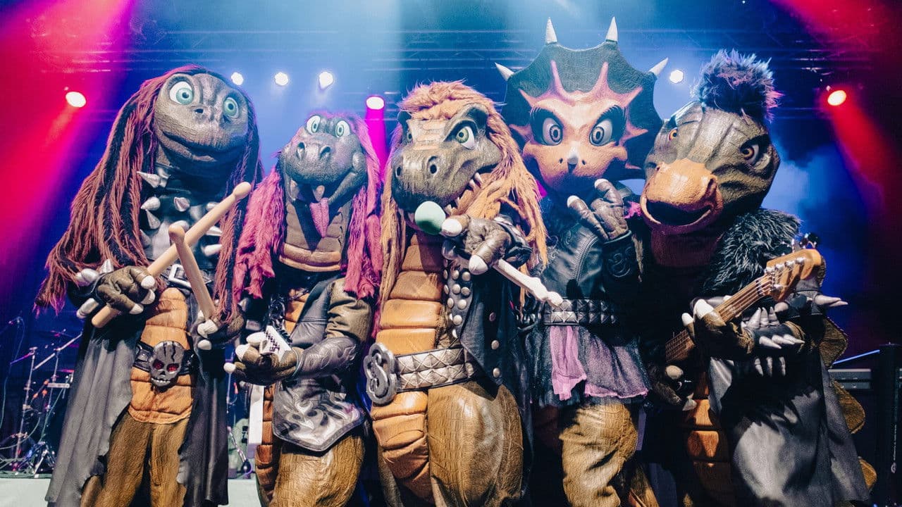 Backdrop – Heavysaurus - Kaugummi ist mega Tour 2023 - Leipzig