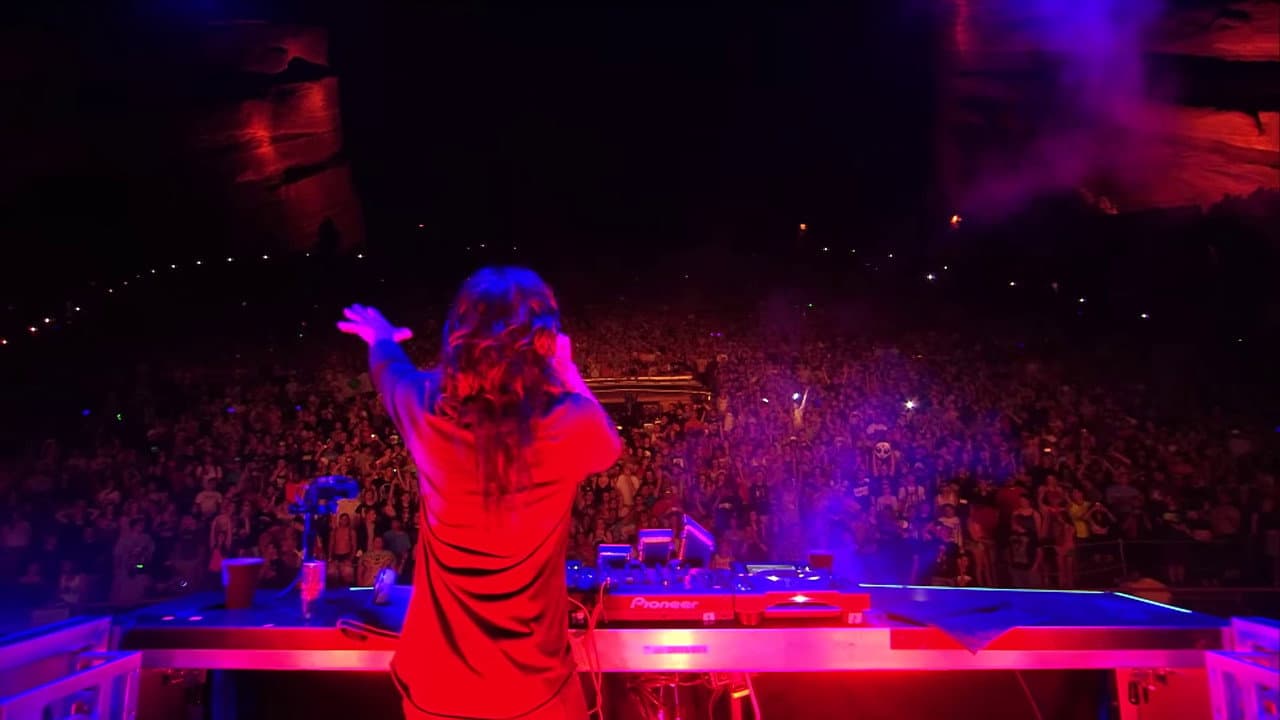 Backdrop – Skrillex - Live @ Red Rocks Amphitheatre