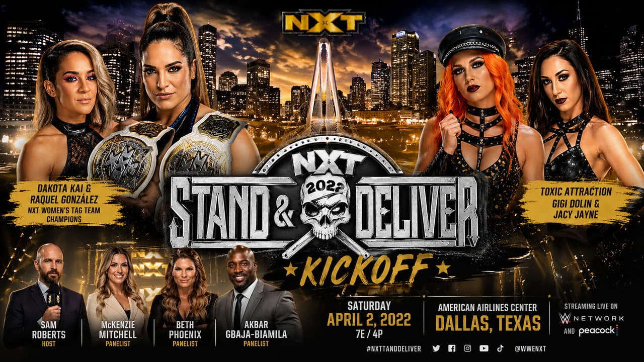 Backdrop – WWE NXT Stand & Deliver Kickoff