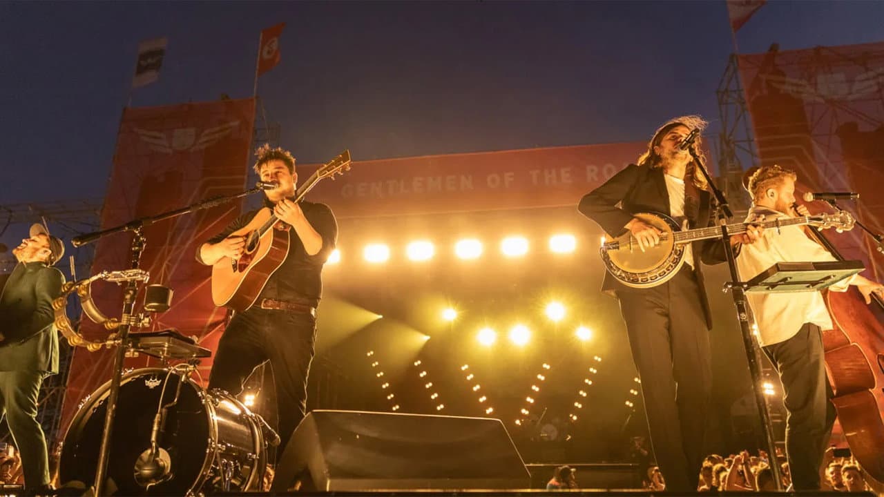 Backdrop – Mumford & Sons - Delta Tour Live