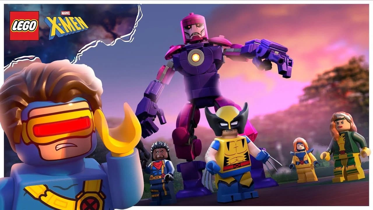 Backdrop – LEGO Marvel X-Men: Robotic Hunter Sentinels Attack the X-Mansion!