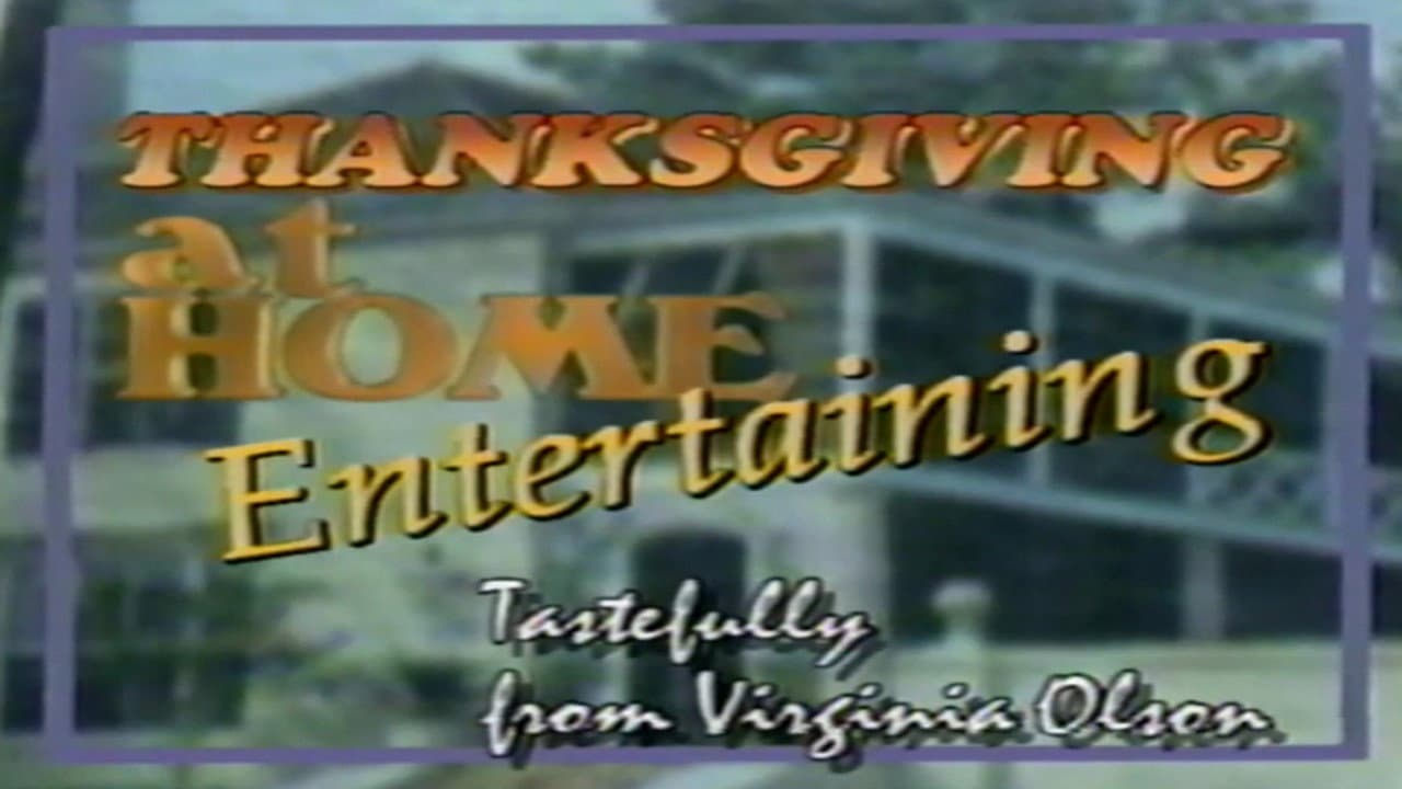 Backdrop – Thanksgiving at Home: Entertaining Tastefully from Virginia Olson