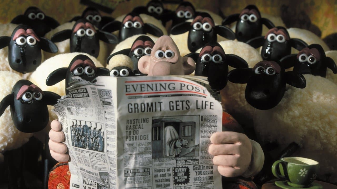 Backdrop – Wallace & Gromit - Unter Schafen