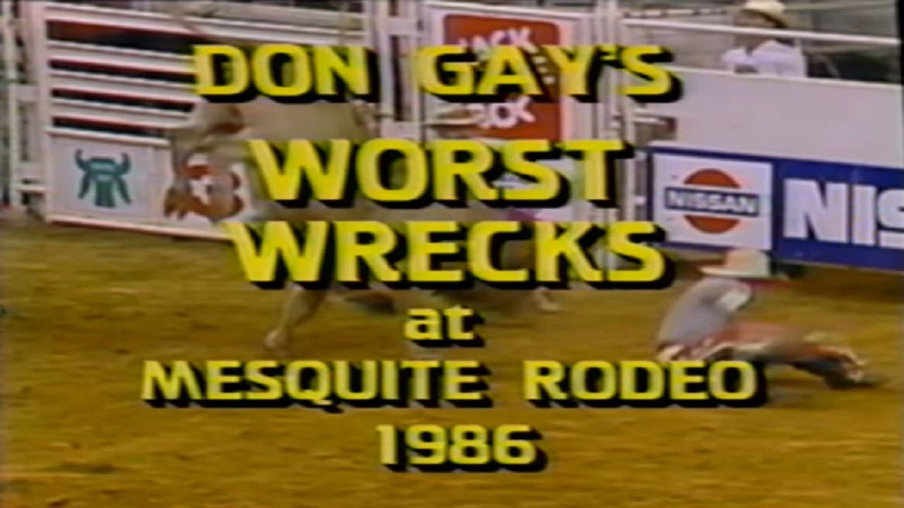 Backdrop – Don Gay's Worst Wrecks at Mesquite Rodeo 1986