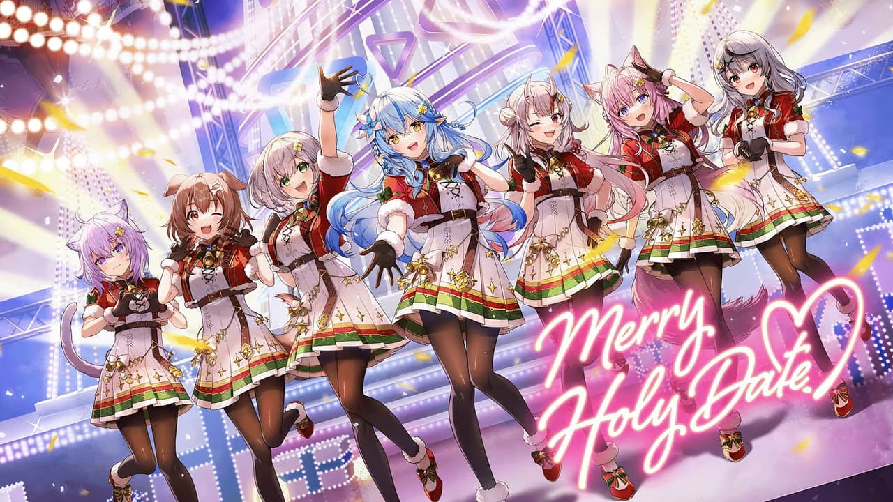 Backdrop – hololive Xmas AR LIVE 2023 - "Sweet Happy Holiday"