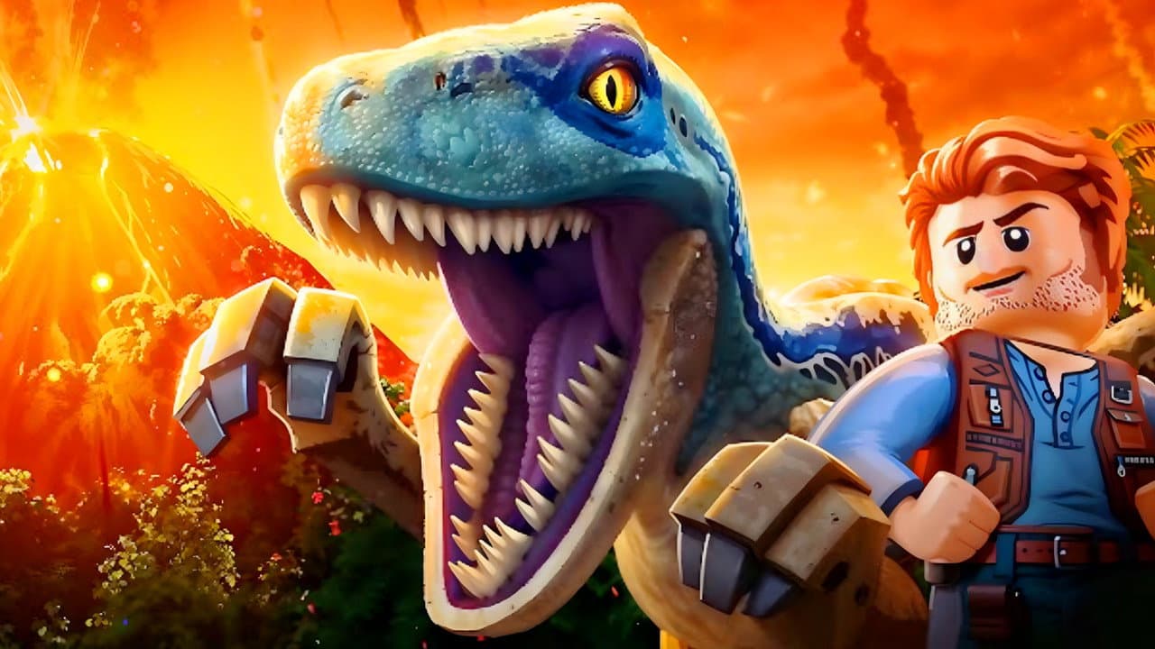 Backdrop – LEGO Jurassic World: Rescue Blue