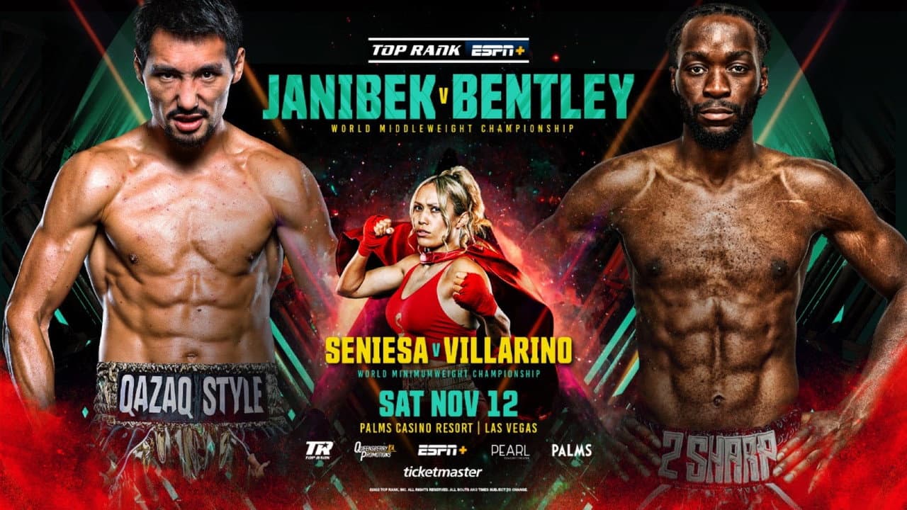Backdrop – Janibek Alimkhanuly vs. Denzel Bentley
