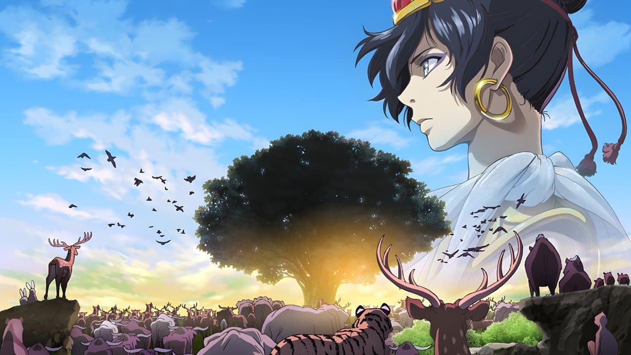 Backdrop – Tezuka Osamu no budda: Akai sabaku yo! Utsukushiku (The Great Departure)