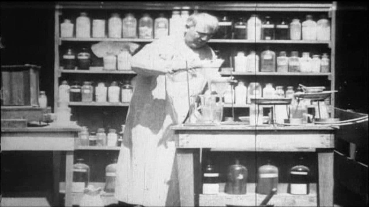 Backdrop – Mr. Edison at Work in His Chemical Laboratory