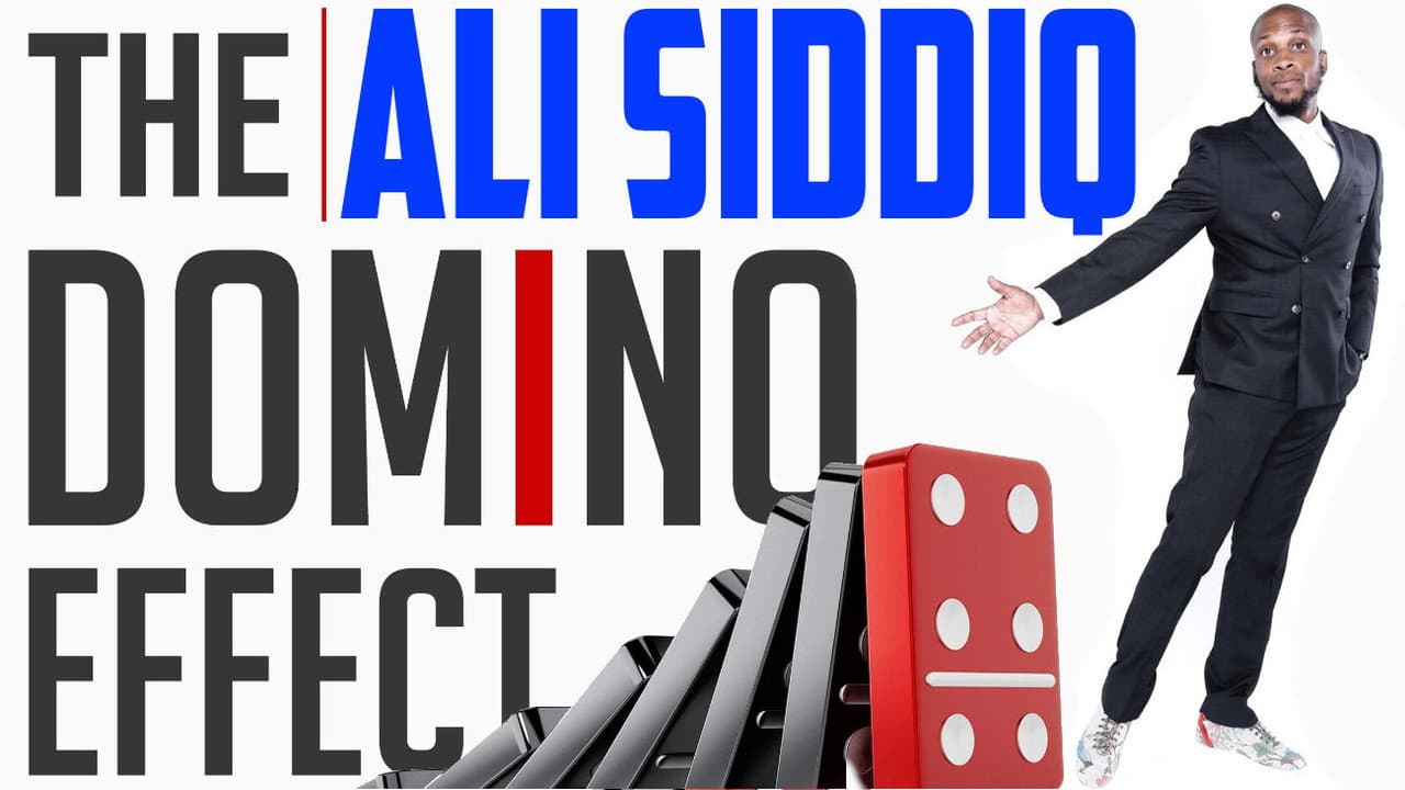 Backdrop – Ali Siddiq: The Domino Effect