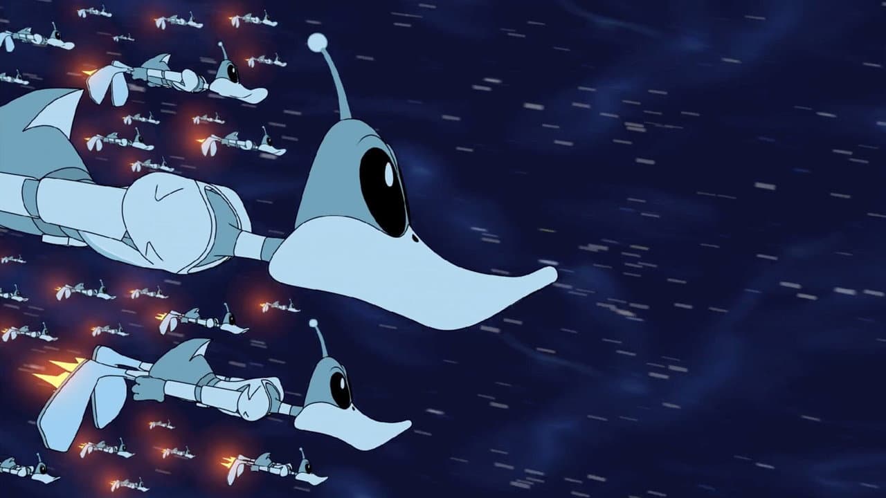 Backdrop – Duck Dodgers in Attack of the Drones