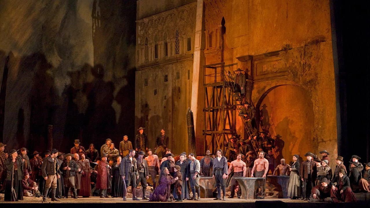 Backdrop – The Metropolitan Opera: Il Trovatore