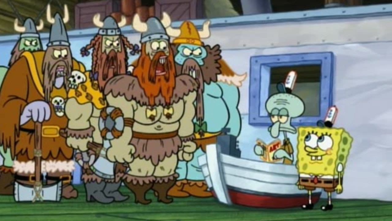 Backdrop – SpongeBob Schwammkopf - Wikinger Abenteuer