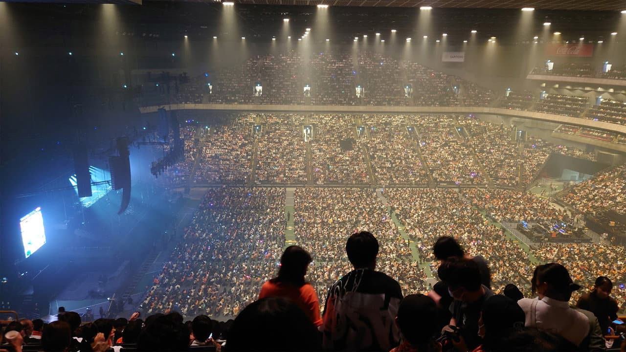 Backdrop – Yoasobi Arena Tour "Denkōsekka" Day2
