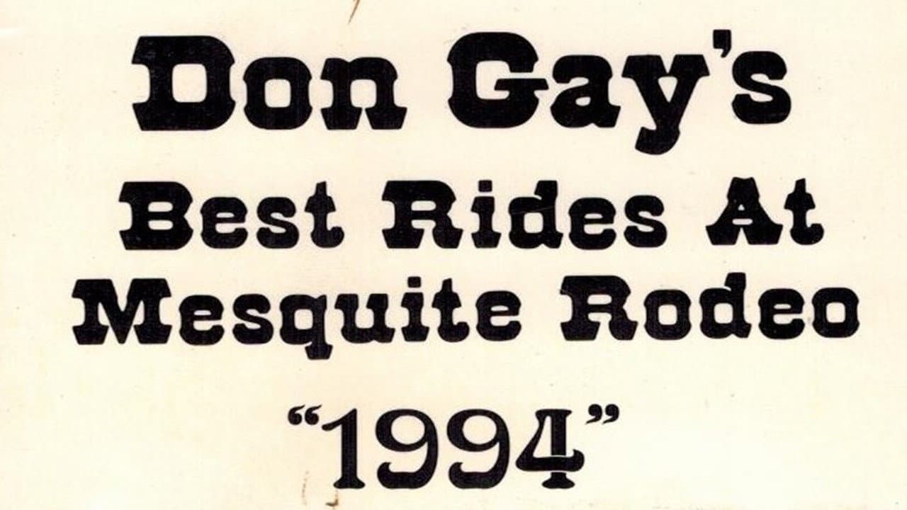 Backdrop – Don Gay's Best Rides At Mesquite Rodeo 1994