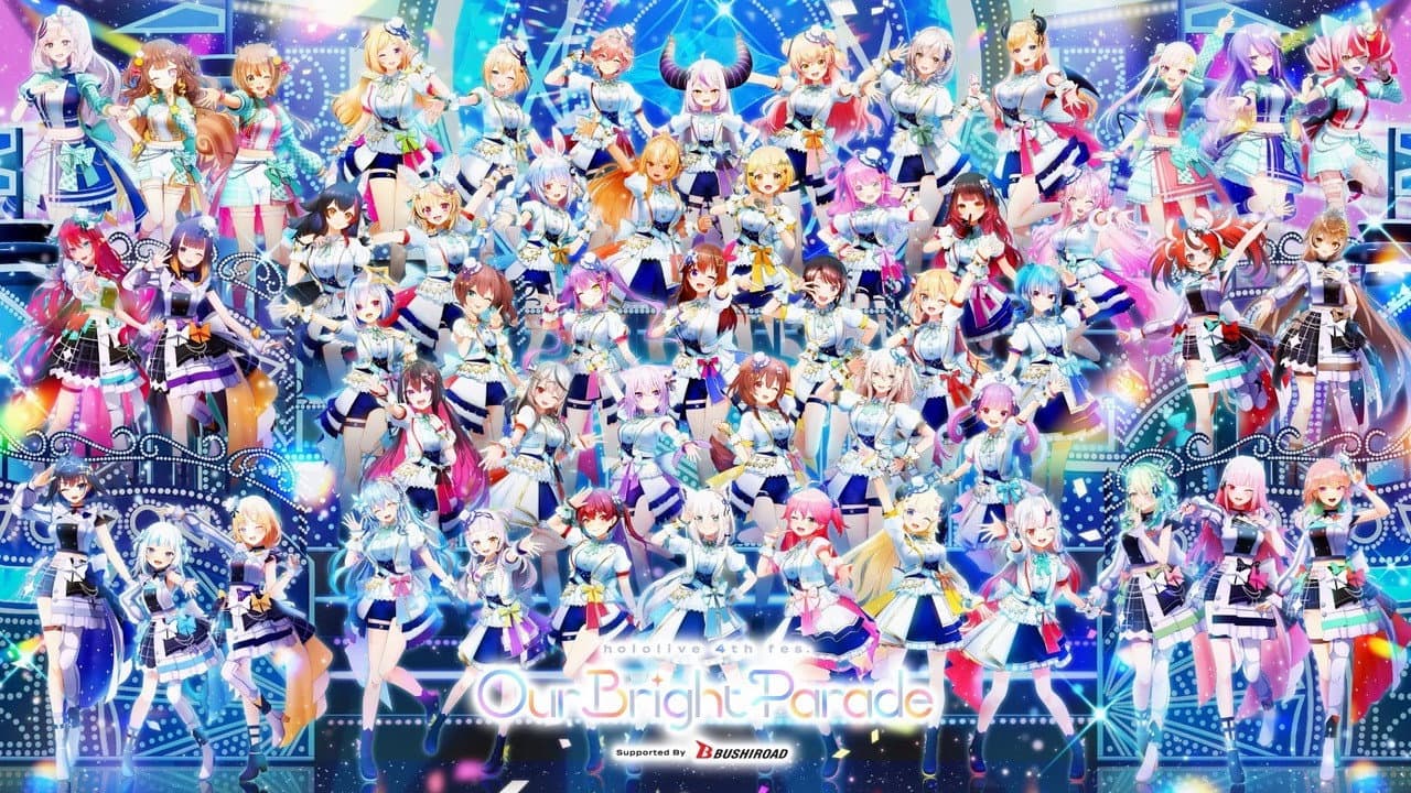 Backdrop – hololive 4th fes. Our Bright Parade holo*27 stage