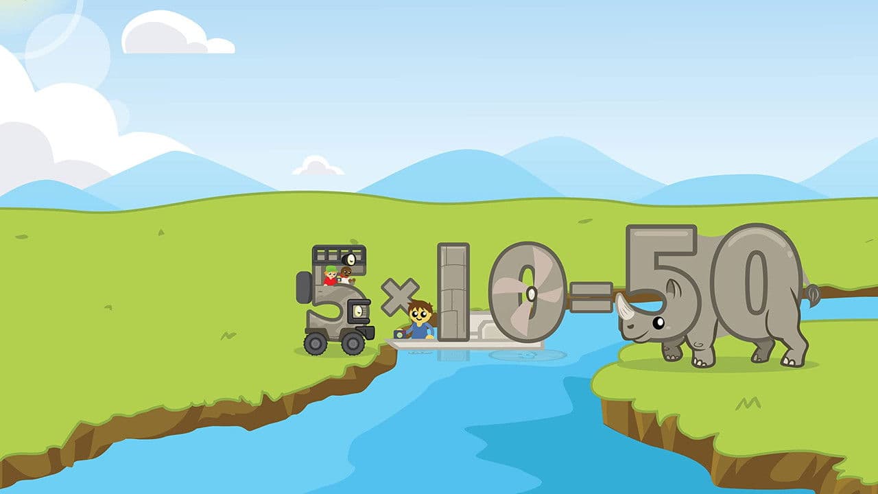 Backdrop – Meet the Math Drills - Multiplication