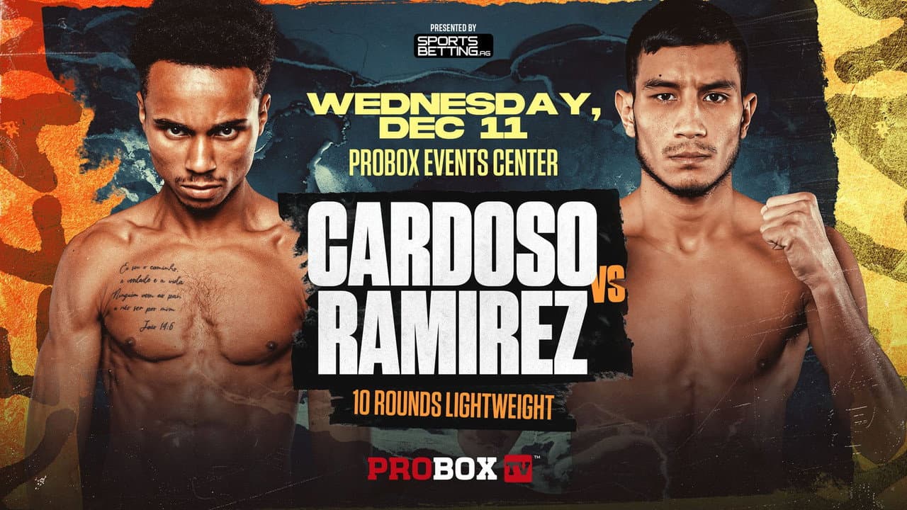 Backdrop – Jonhatan Cardoso vs. Eduardo Ramirez
