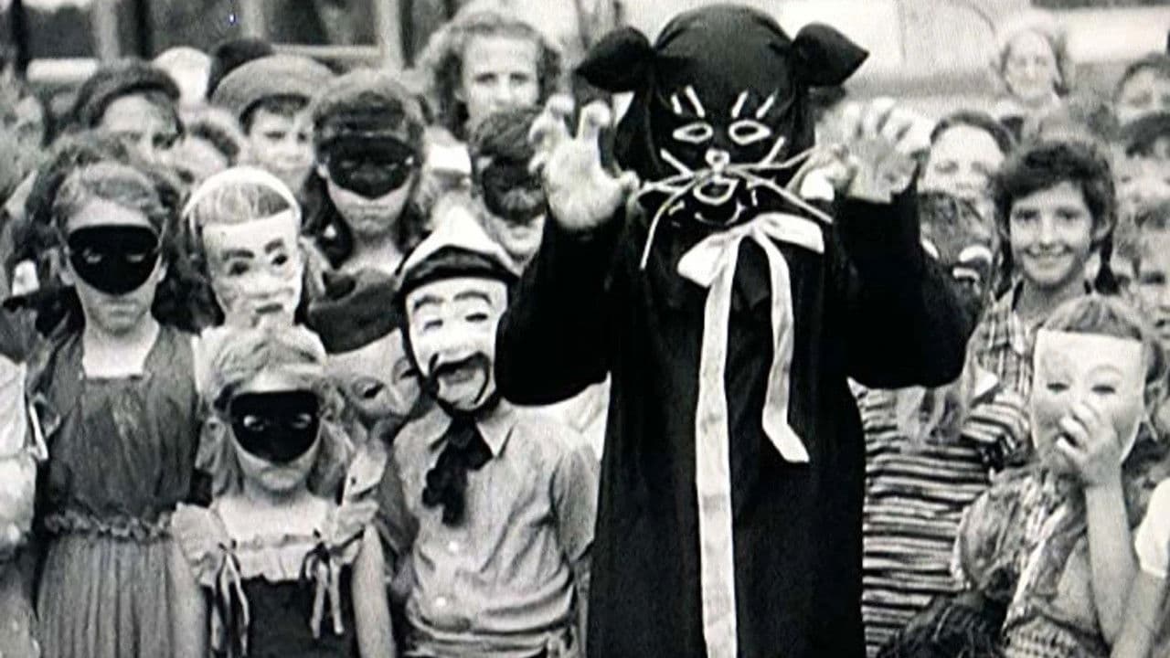 Backdrop – Black Cats and Broomsticks