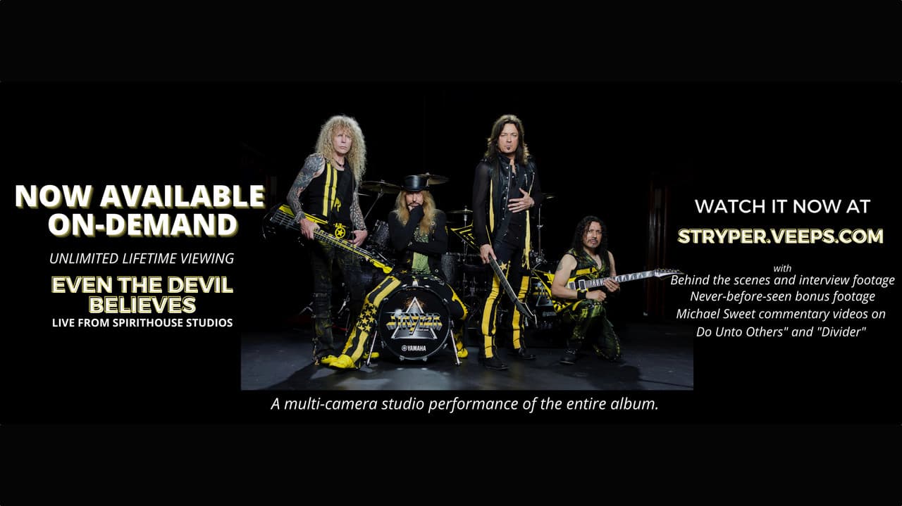 Backdrop – Stryper - Even the Devil Believes Live Stream