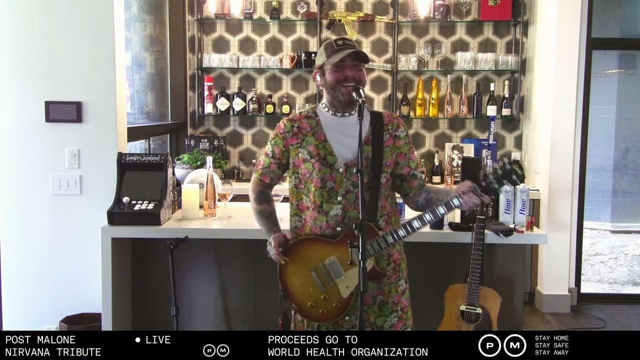 Backdrop – Post Malone Nirvana Tribute Livestream