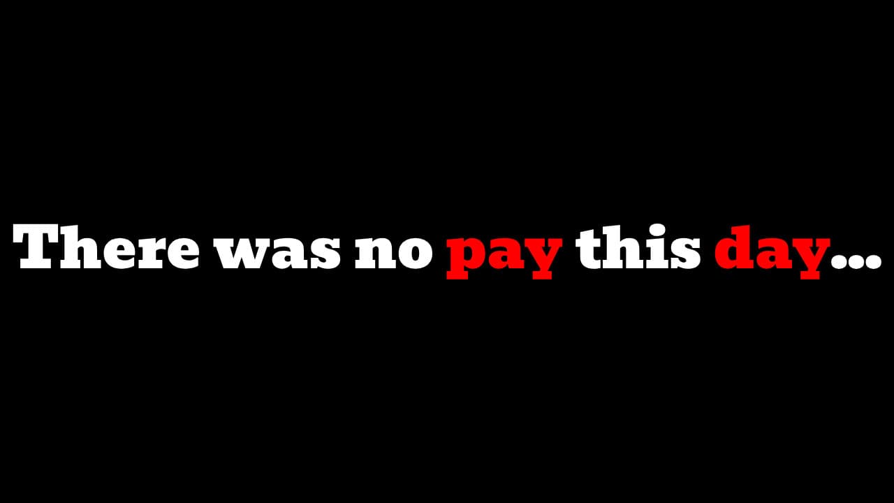 Backdrop – "Pay" Day