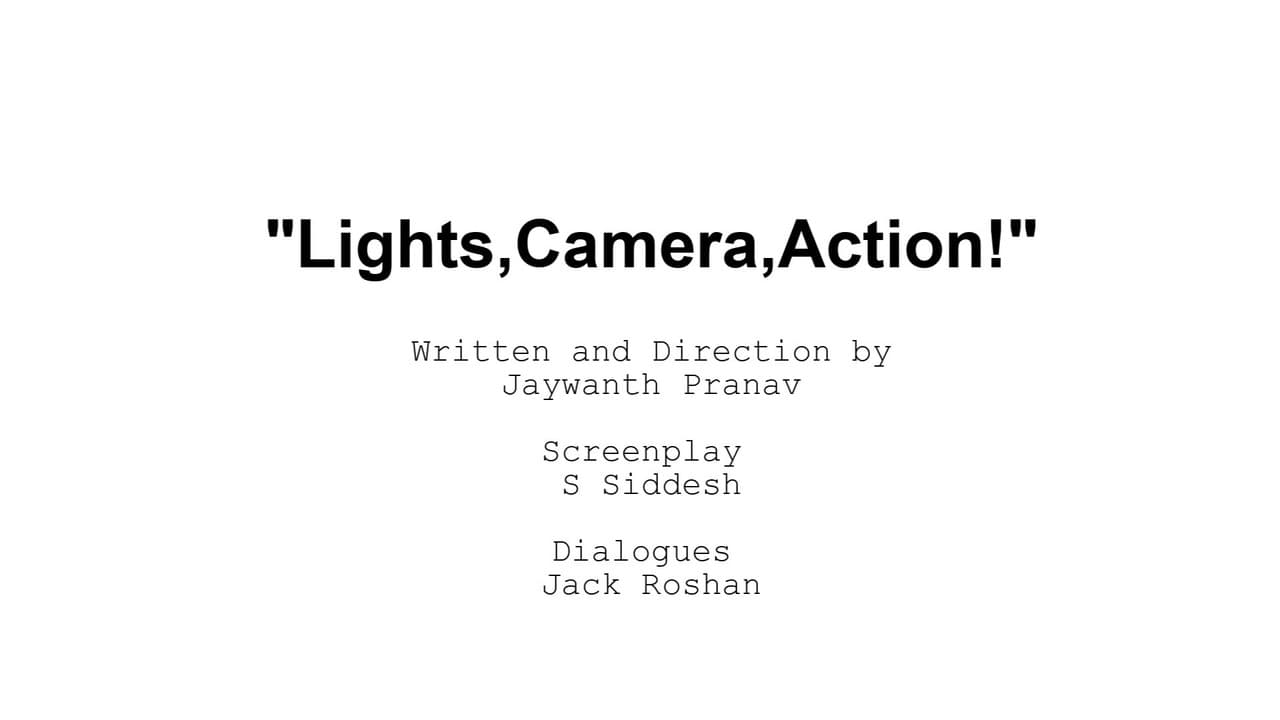 Backdrop – "Lights, Camera, Action!"