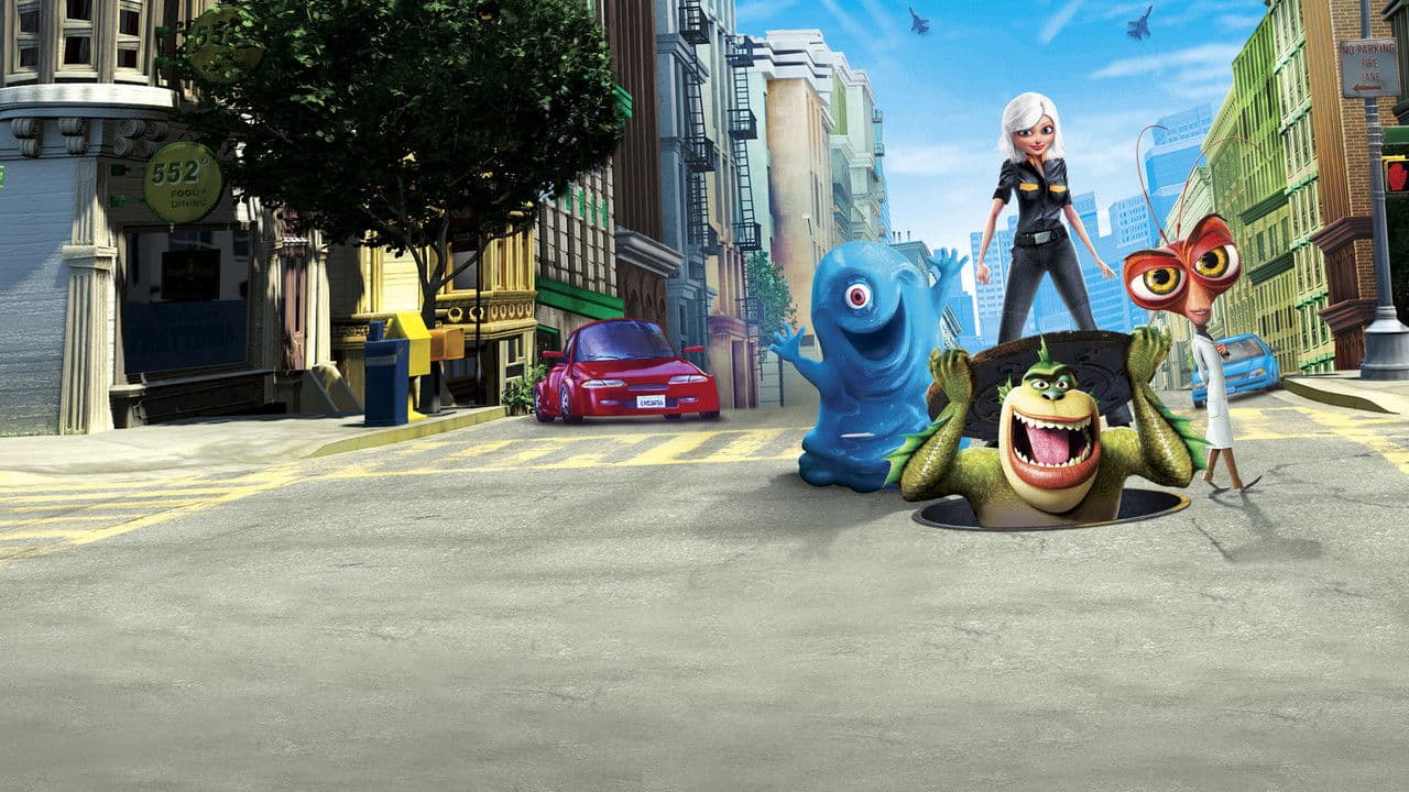Backdrop – Monsters vs Aliens