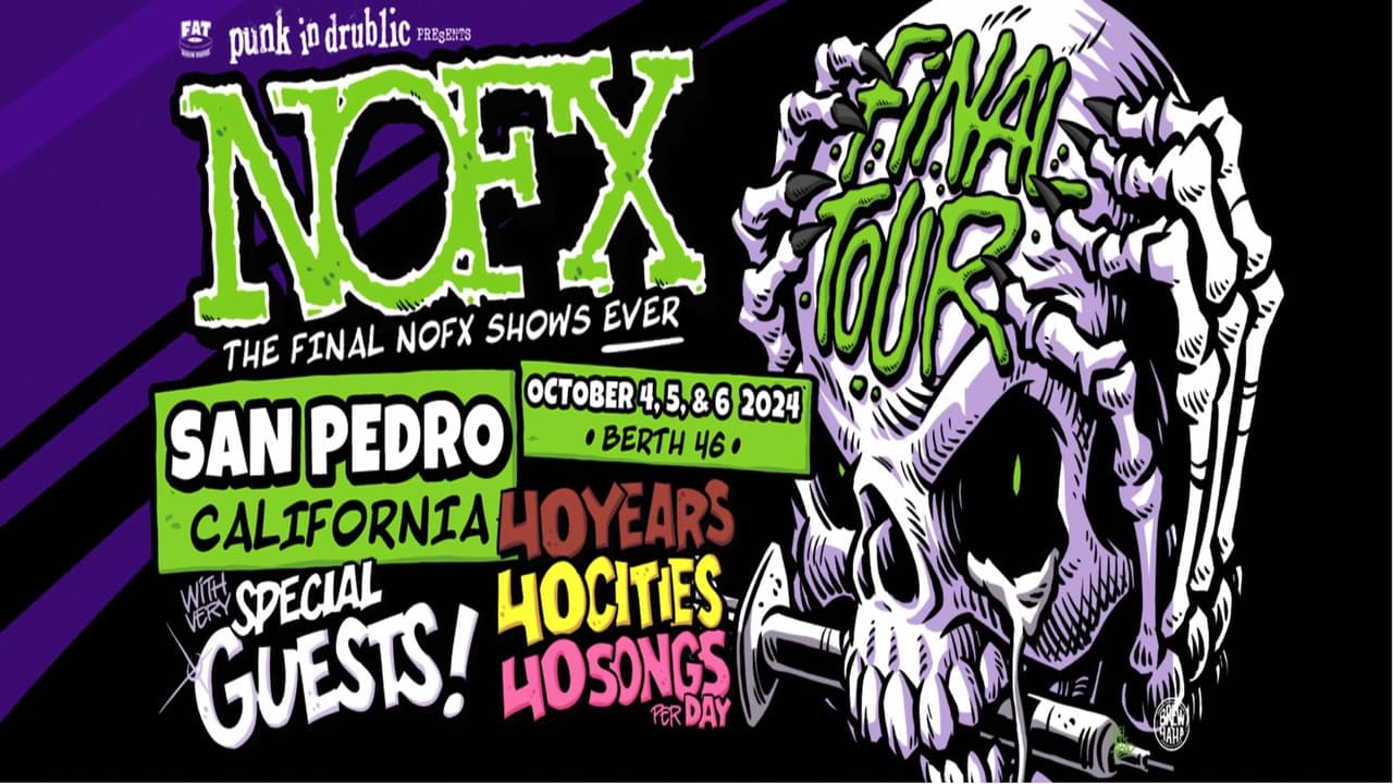 Backdrop – NOFX: The Final Show (Night 1) Oct 4, 2024